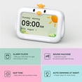 thumbnail image 5 of Mitoart Kids Alarm Clock - OK to Wake Clock for Toddlers,7 inch Sleep Training Clocks with Red/Green Lights, 8 Natural Sounds & 2 Levels Educational Alarm Clock for Kids., 5 of 9