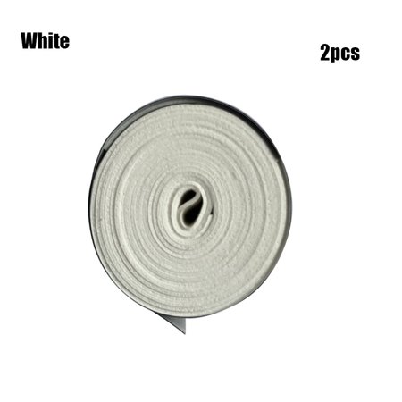 1/2/3pcs Hot Sale Sports Safety accessories Fishing Rod Tapes Outdoor sport Equipment Sweat Absorbed Wrap Overgrip Wraps Dry Tennis Racket Racquet Vibration Sweatband WHITE 2PCS