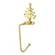 thumbnail image 1 of Soporte para medias navideñas, colgador de hierro, gancho creativo y duradero de metal para chimenea Árbol de oro, 1 of 7