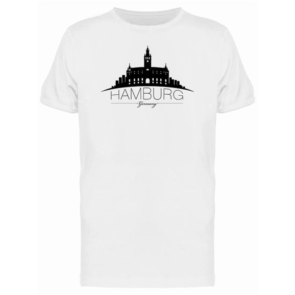 Hamburg City Skyline Landmark Tee Men's -Image by Shutterstock