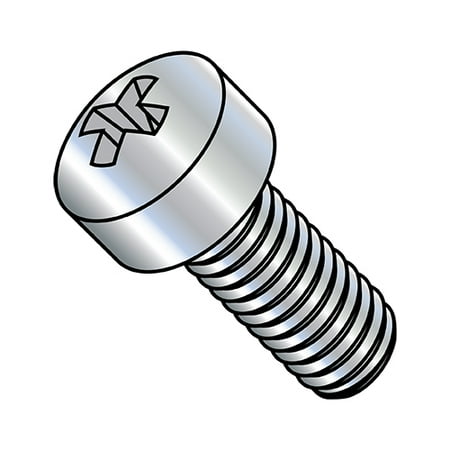 

10-32X7/8 Phillips Fillister Head Machine Screw Fully Threaded Zinc (Pack Qty 5 000) BC-1114MPL