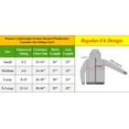 thumbnail image 3 of Womens Fashion Active Training Running Full Zip Hooded Windbreaker, 3 of 3