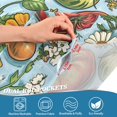 thumbnail image 4 of Yayeee Kitchen Valance Rod Pocket 54" x 18" Living Room Window Curtain, Floral Tomatoes, 4 of 6