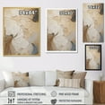 thumbnail image 4 of Designart "Subtle Elegance In Beige Blooming" Flowers Floater Framed Canvas Prints, 4 of 5