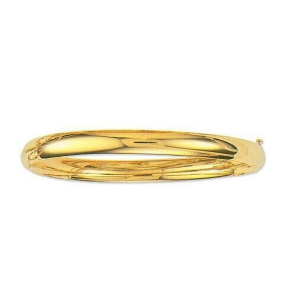 14K Gold Polished 6mm Bangle