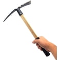 thumbnail image 1 of Apuakthei - Mini azadas de mano para jardín, herramienta de desmalezado de doble filo - Cultivador de púas y azada de acero al carbono, herramientas de jardinería combinadas de 3 puntas con mango de, 1 of 7