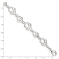 thumbnail image 3 of Sterling Silver Bracelet with station 13 mm 8.5 in Polished Paw Print, 3 of 4