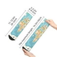 thumbnail image 4 of Fuzoiu World Map With Animals 1 Print Adult Socks, Crew Moisture-wicking Socks, Unisex Cushion Crew Socks,Casual Sports Ankle Socks, 4 of 7