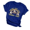 thumbnail image 1 of Womens Fashion Racoon Vintage Shirt Graphic Tee Short Sleeve Funny T-Shirts, 1 of 9