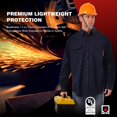 thumbnail image 2 of Camisa SKSAFETY de manga larga de algodón resistente al fuego de 7 oz, talla XL, 2 of 5