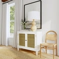 thumbnail image 3 of Butler Specialty Company Hyannis Rattan Console Accent Cabinet - White, 3 of 9