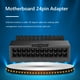 thumbnail image 5 of Adaptador De Placa Base Adaptador de placa base ATX de 24 pines a 90 grados Conector de cable de fuente de alimentación, 5 of 5