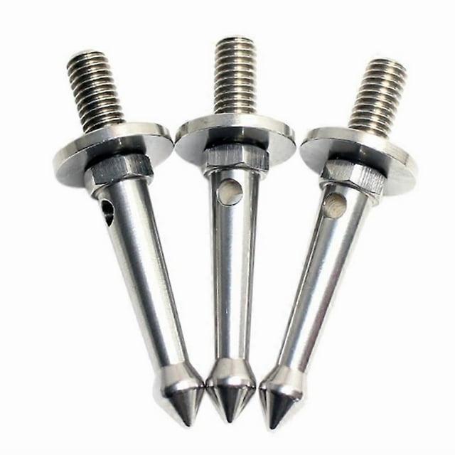 3Pcs Stainless 3/8 Inch Tripod Foot Spikes for Gitzo/Manfrotto/Benro