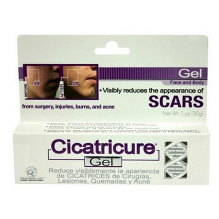 Cicatricure Face & Body Scar Diminishing Gel, 1 Oz.