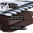 thumbnail image 6 of Farmhouse Kitchen Rugs Set 2 Piece Cushioned, Non-Skid Waterproof Kitchen Mats and Rugs Washable, Anti Fatigue Standing Kitchen Floor Mat for Sink Office Laundry, 18" x 48" + 18" x 30", Rooster, 6 of 6