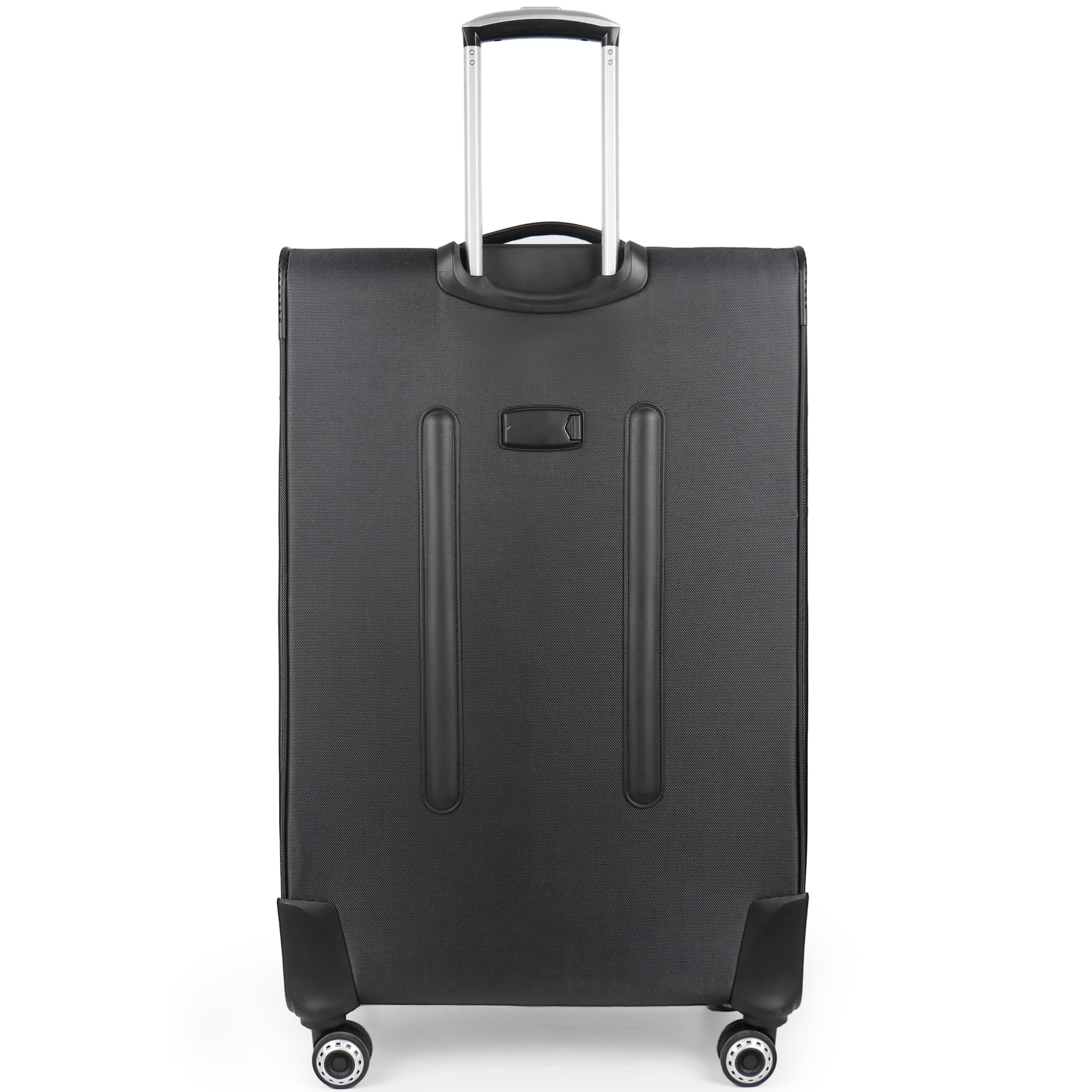 30" Softside Large Checked Luggage Lightweight Expandable Suitcase with Spinner Wheels & TSA Lock,Black - WD1622