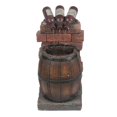 thumbnail image 1 of Fuente de barril de cerveza de resina, fuente de agua autocirculante para decoración de césped, patio y jardín, 1 of 8