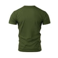 thumbnail image 5 of 250 Men Shirt 1776-2026 Usa Flag Print Short Sleeve Crew Neck Shirts Moisture Wicking Relaxed Fit Breathable Casual T Shirts, Army Green, #01 Army Green, 5 of 5