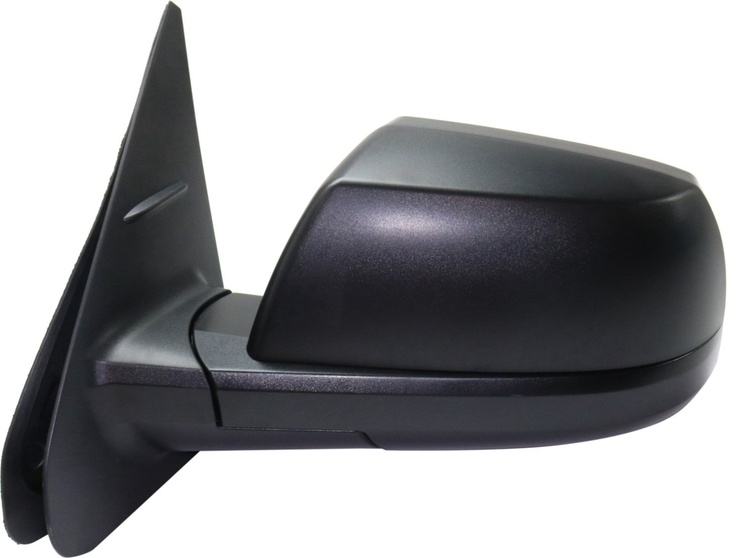 Mirror Compatible With 2014-2018 Toyota Tundra Left Driver Side Heated w/ Blind Spot Detection in Glass Textured Black Kool-Vue