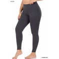 thumbnail image 2 of Zenana Plus Size High Waist Full Ankle Length Premium Thick Cotton Leggings, 2 of 2