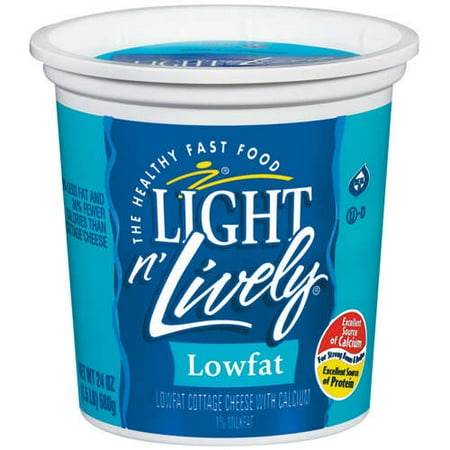 Light N' Lively: Lowfat Cottage Cheese, 24 Oz