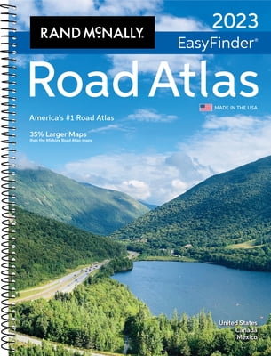 Pre-Owned Rand McNally 2023 Easyfinder(r) Midsize Road Atlas (Spiral-bound) 0528026364 9780528026362