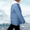 thumbnail image 2 of TAIAOJING Jackets For Women 2022 Long Winter Vest Coat With Hood Warm Down Coat With Pockets Quilted Jacket, 2 of 3
