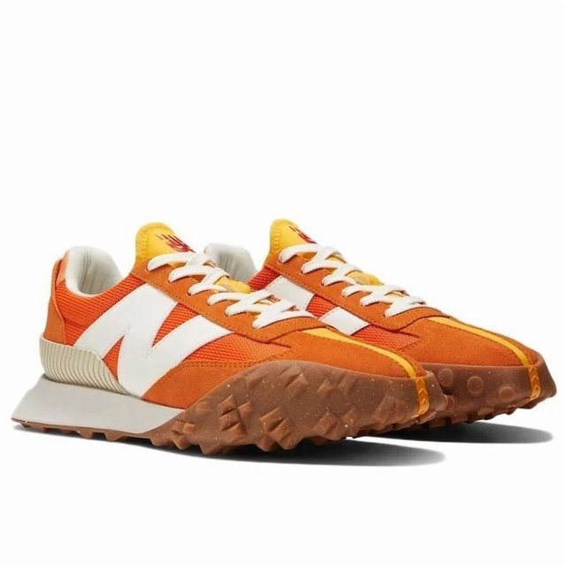 New Balance Men's Shoes Size 9 XC-72 Vintage Low Top Lace Up Orange