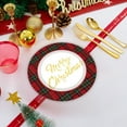 thumbnail image 5 of NWOKYZGH 10Pcs 7" Merry Christmas Dinnerware Set - Christmas Tree Paper Plates, Party Supplies for 10 Guests, 5 of 6