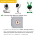 thumbnail image 2 of iTODOS Soporte para monitor de bebé compatible con Nanit Pro Smart Baby Monitor y soporte flexible, Arlo, soporte giratorio versátil sin herramientas ni daños en la pared, accesorio de viaje para moni, 2 of 5