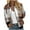 (Type 33)Brown, variant on Women's Winter Jacket Long Sleeve Fall Winter Casual Zip Up Bomber Coat with Pockets
