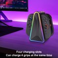 thumbnail image 4 of 4 en 1 Cargo Dock LED Controlador Juego Charger GamePad Base Carga, 4 of 9