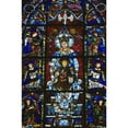 thumbnail image 2 of Stained Glass Window In Chartres Cathedral Poster Print, 2 of 2