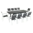 thumbnail image 4 of Hanover Cameron 11-Piece Expandable Dining Set with 10 Sling Dining Chairs and a 40" x 94" Table, 4 of 11