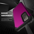thumbnail image 5 of Dteck Case for Samsung Galaxy S20 FE (6.5-inch),Shockproof Rubber 3-Layer Protection Hybrid Hard Back Armor Galaxy S20 Fan Edition 5G Case Cover without Screen Protector,Purple, 5 of 6
