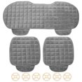 thumbnail image 1 of Unique Bargains Car Front Rear Seat Cover Breathable Plush Pad Mat Vehicle Chair Cushion Set Universal, 1 of 7
