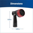 thumbnail image 2 of Orbit 26812 Pro Series 8-Pattern Thumb Control Hose Nozzle Sprayer, 2 of 8