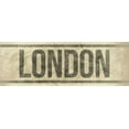 thumbnail image 2 of Grey, Jace 14x7 White Modern Wood Framed Museum Art Print Titled - LONDON, 2 of 4