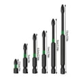 thumbnail image 3 of PEONAVET Bits Bits Batch Head High Hardness Slip Batch Head Hand Drill Screwdriver Wind Batch Driver Tool Set, 3 of 8