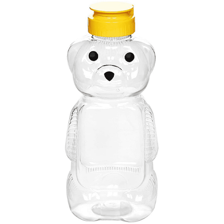 Honey Bear Straw Cup Cute Cartoon Bear Water Bottles With Straws