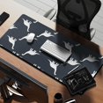 thumbnail image 2 of Long Mouse Pads for Desk,Dark Blue Dinosaurs Silhouette Pattern Desk Mats on Top Of Desks, Desk Mouse Pad Extra Large with 3mm Non-Slip Base and Stitched Edge for Gaming,Office,Work,Home 35.4"x15.7", 2 of 6