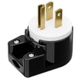 thumbnail image 1 of Enchufe Vellcon NEMA 5-15P 15A 125V negro de 90 grados, 1 of 9