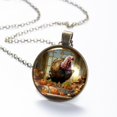 thumbnail image 6 of Thanksgiving Turkey Necklace Personalized Custom Photo Round Pendant Adjustable Stainless Steel Necklaces with Gift Box for Men Women Mothers Valentine's Jewelry Gift, 6 of 6