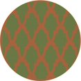 thumbnail image 1 of Ahgly Company Machine Washable Indoor Round Transitional Mahogany Brown Area Rugs, 6' Round, 1 of 7