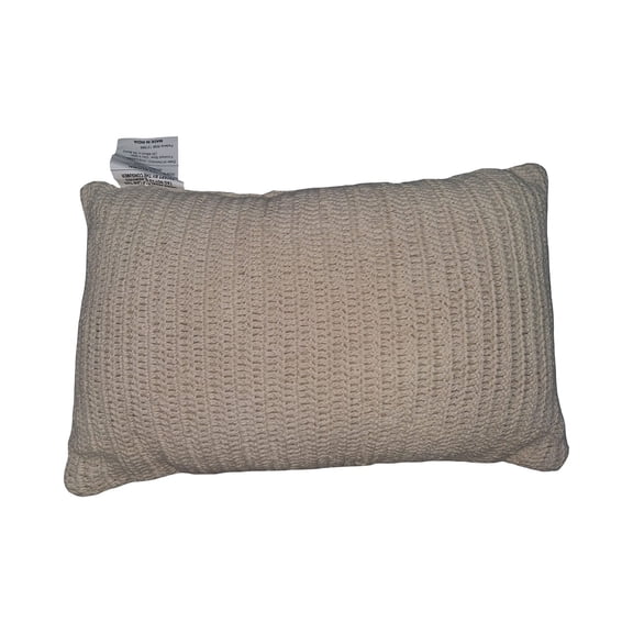 Ashland 12" x 20" Crochet Lumbar Pillow , Summer Home Decor