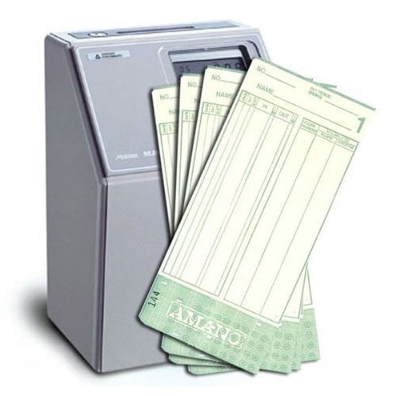 Time Cards for the Amano MJR-7000 Time Clock by Amano