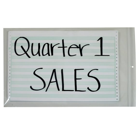 C-Line Heavyweight Industrial Poly Zip Bags, 2", 13 x 16 3/4, 50/Box