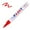 Red, variant on Blue Paint Pen Permanent Paint Markers - 1 Oil Based Paint Pens, Medium Tip, Quick Drying and Waterproof Marker Pens for Metal, Rock Painting, Wood, Fabric, Plastic, Canvas, Mug, Orange Marker