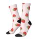 thumbnail image 1 of Balery Strawberry Calcetas Largas con Estampado para Hombre y Mujer – Suaves y Transpirables, Talla Única (US 5-11), 1 of 6