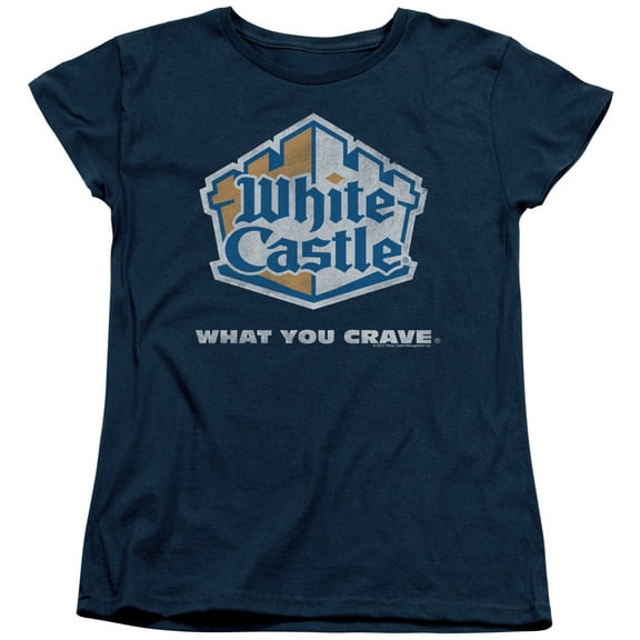 White Castle - Distressed Logo - Women's Short Sleeve Shirt - Small
